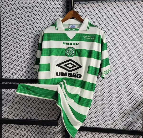 Retro 98/99 Celtic Home Champion Jersey - Image 6