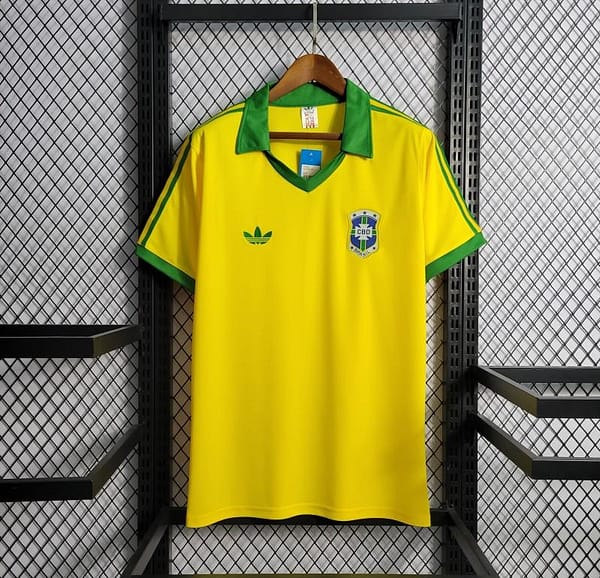 Retro 1997 Brazil Home Jersey