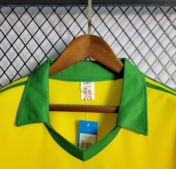 Retro 1997 Brazil Home Jersey - Image 2