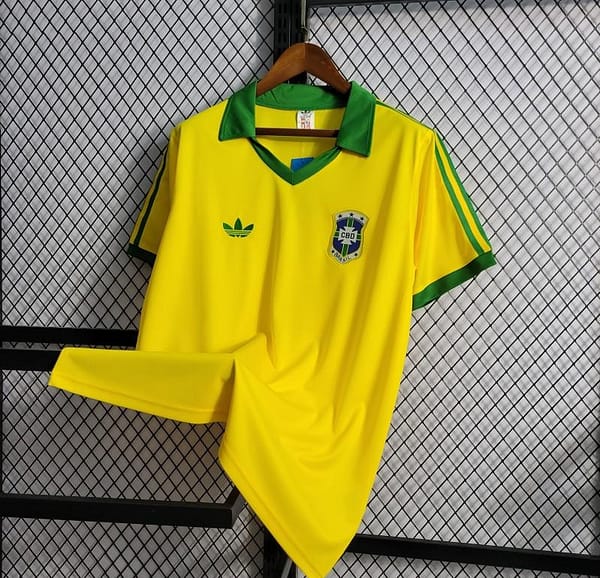 Retro 1997 Brazil Home Jersey - Image 4