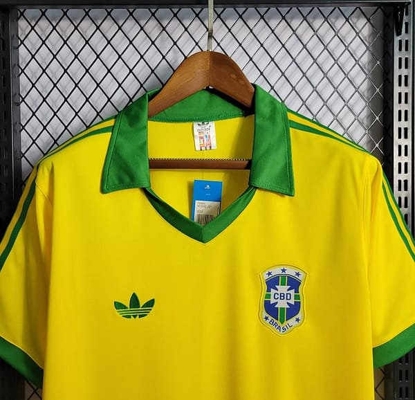 Retro 1997 Brazil Home Jersey - Image 5