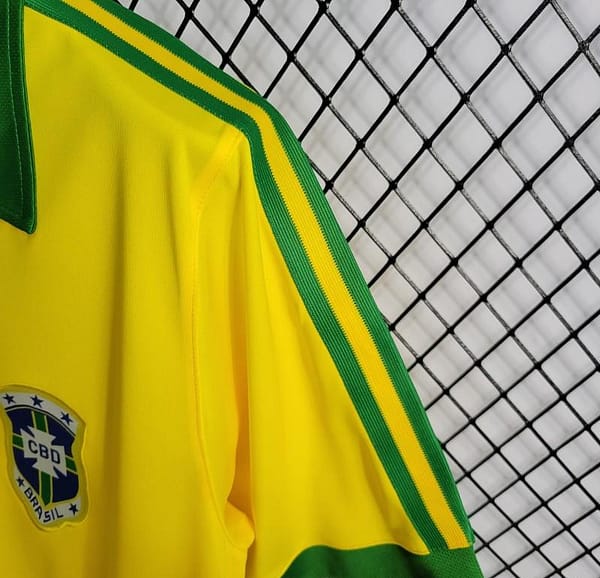 Retro 1997 Brazil Home Jersey - Image 7