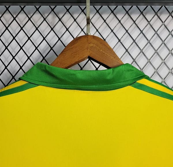 Retro 1997 Brazil Home Jersey - Image 9