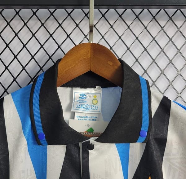 Retro Inter Milan 92/93 Away White Jersey - Image 2