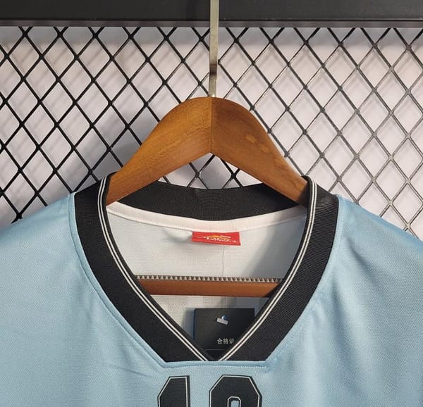 Retro 2001 Argentina Maradona #10 Commemorative Edition Jersey - Image 4