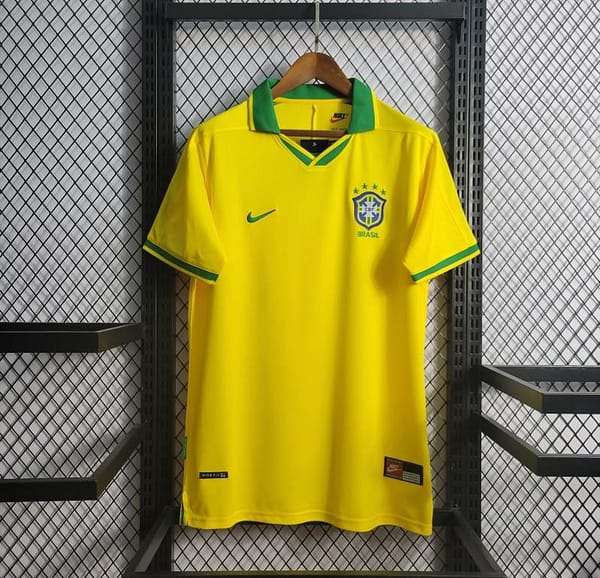 Retro1997 Brazil Home Jersey