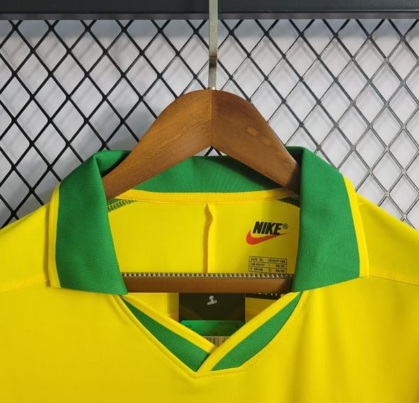 Retro1997 Brazil Home Jersey - Image 8