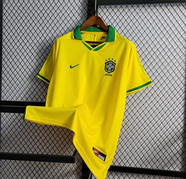 Retro1997 Brazil Home Jersey - Image 11