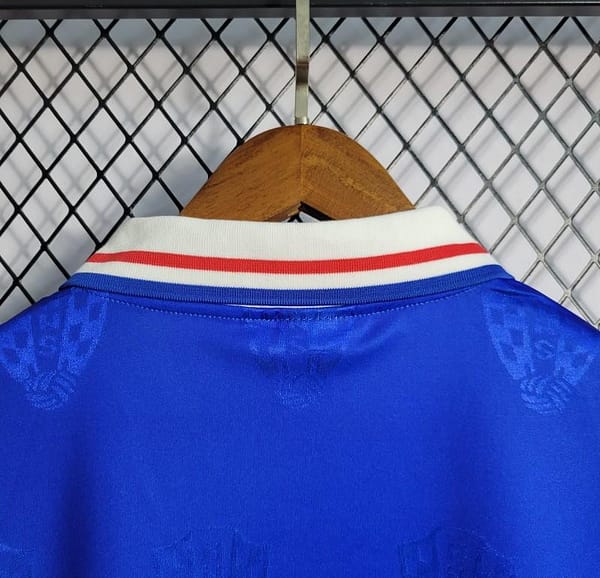 Retro 1998 Croatia Away Blue Jersey - Image 8