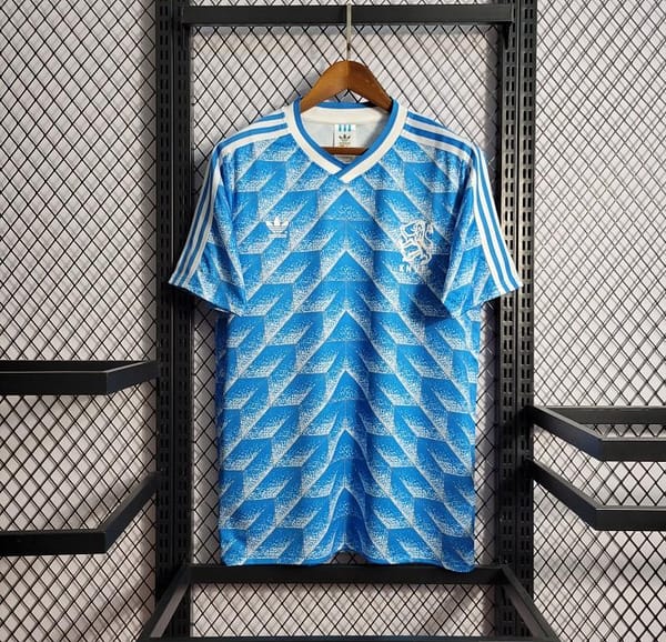 Retro 1988 Netherlands Away Blue Jersey