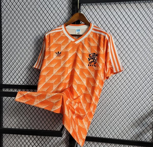 Retro 1988 Netherlands Home Jersey - Image 7