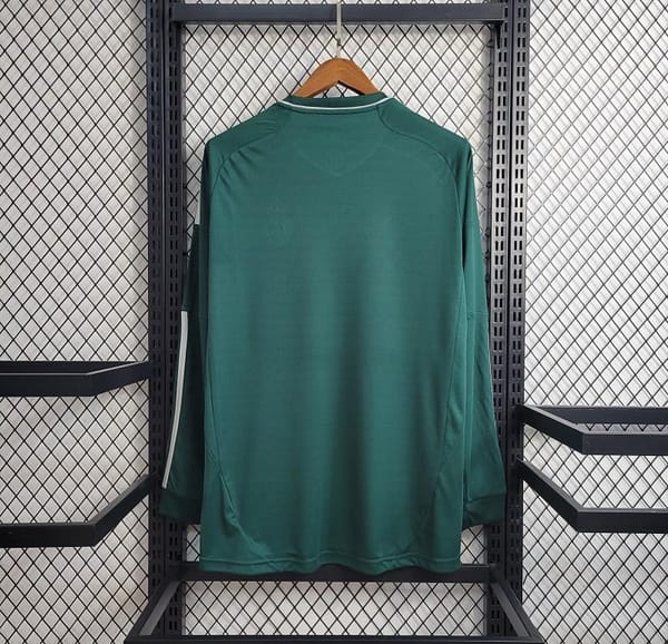 Retro Long Sleeve 2012/13 Real Madrid Third Green Jersey - Image 6