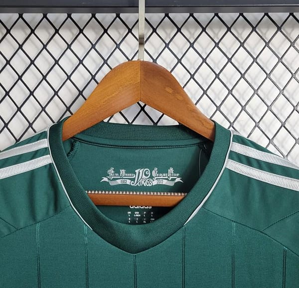 Retro Long Sleeve 2012/13 Real Madrid Third Green Jersey - Image 8