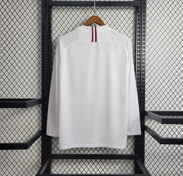 Retro Long Sleeve 18-19 PSG White Champions League Jersey - Image 2