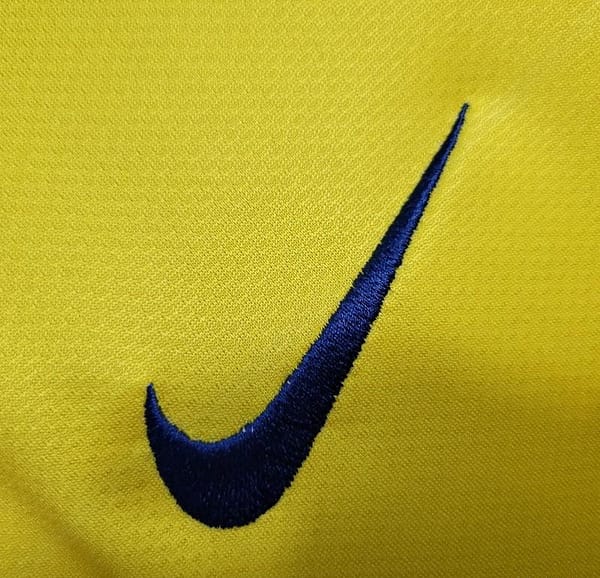 Long Sleeve Retro 08/09 Barcelona Away Yellow Jersey - Image 3