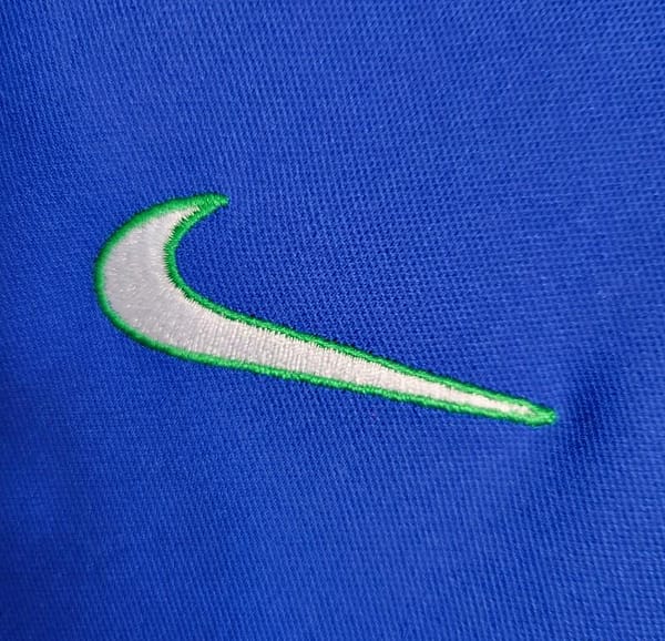 Retro 1997 Brazil Away Blue Jersey - Image 6