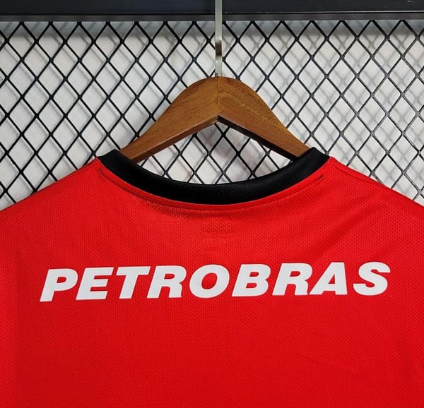 Retro 08-09 Flamengo Third Black Red Jersey - Image 5