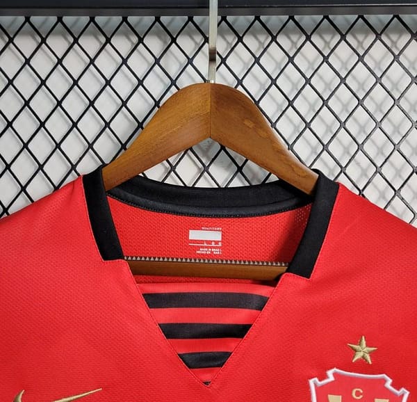 Retro 08-09 Flamengo Third Black Red Jersey - Image 12
