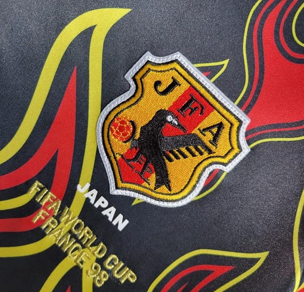 Retro 1998 Japan Goalkeeper Red Flame Jersey - Image 2