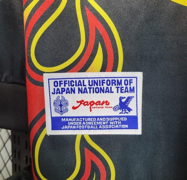 Retro 1998 Japan Goalkeeper Red Flame Jersey - Image 4