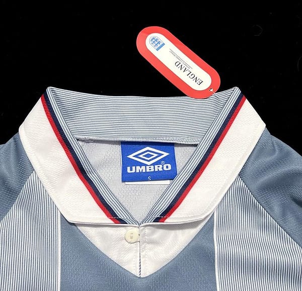 Retro 1996 England Away Soccer Jersey - Image 6