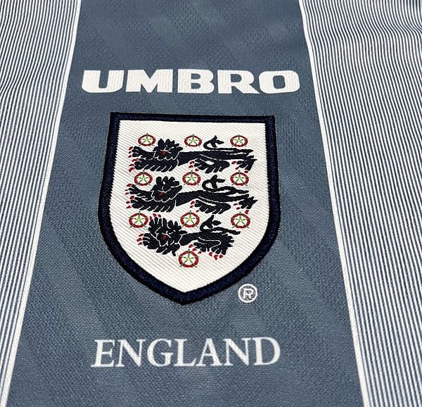 Retro 1996 England Away Soccer Jersey - Image 7
