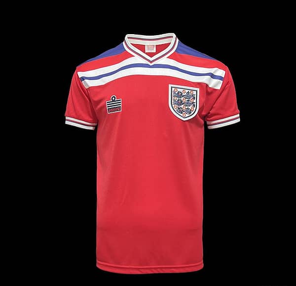 Retro 1982 England Away Soccer Jersey