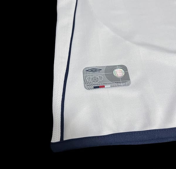 Retro 2002 England Home Soccer Jersey - Image 5