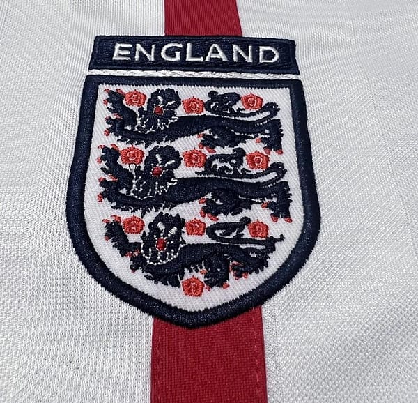 Retro 2002 England Home Soccer Jersey - Image 7