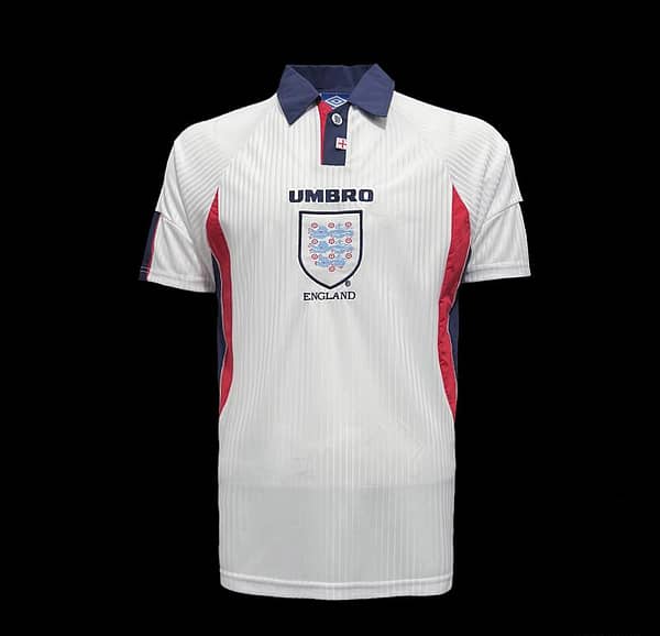Retro 1998 England Home Soccer Jersey
