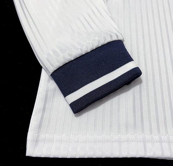 Long Sleeve Retro 1998 England Home Soccer Jersey - Image 2