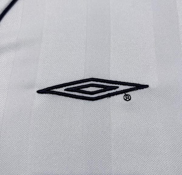 Long Sleeve Retro 2002 England Home Soccer Jersey - Image 8