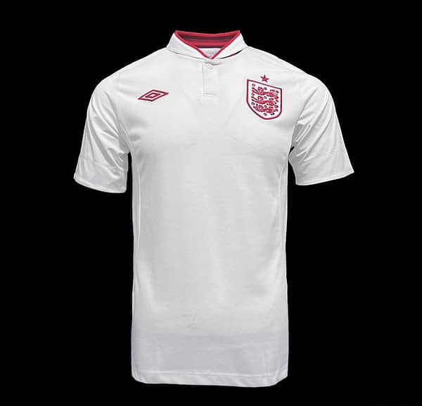 Retro 2012 England Home Soccer Jersey