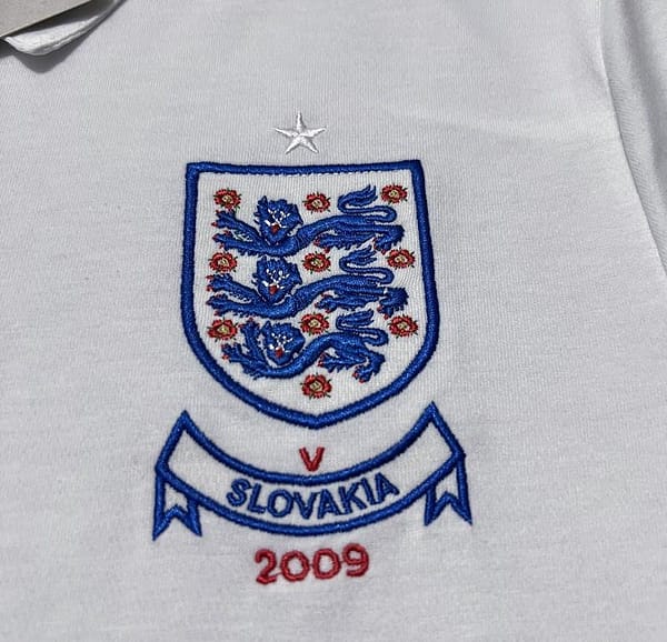 Retro 2010 England Home Soccer Jersey - Image 6