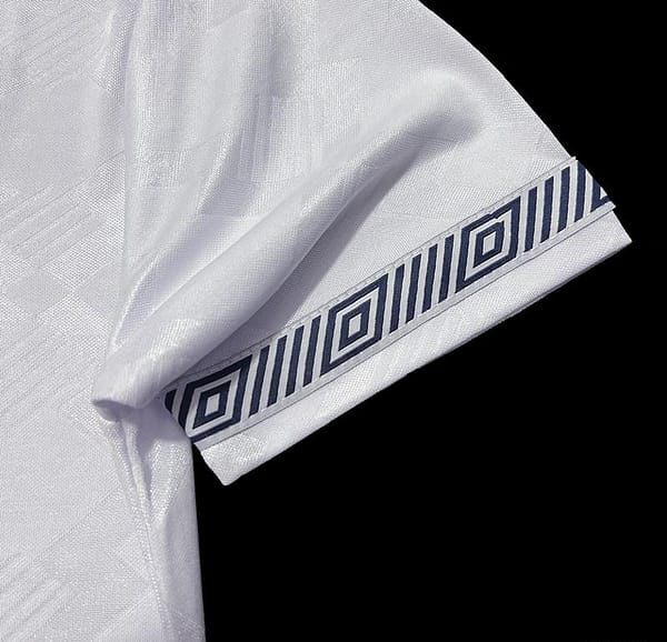 Retro 1990 England Home Soccer Jersey - Image 6