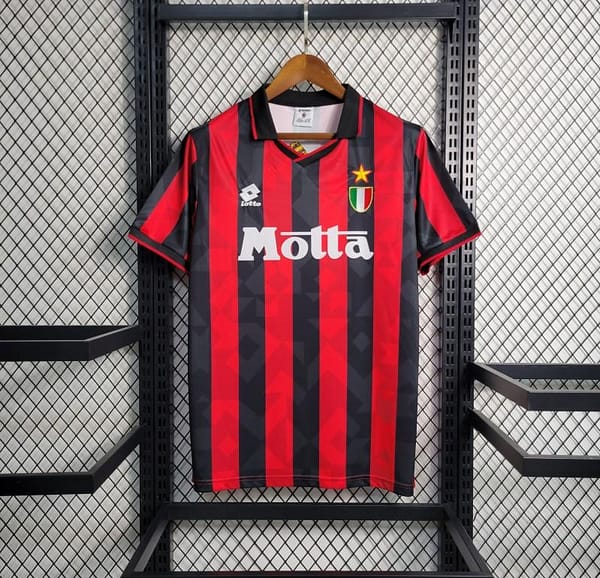 Retro 93-94 AC Milan Home Soccer Jersey