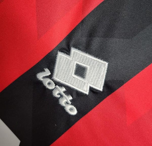 Retro 93-94 AC Milan Home Soccer Jersey - Image 5