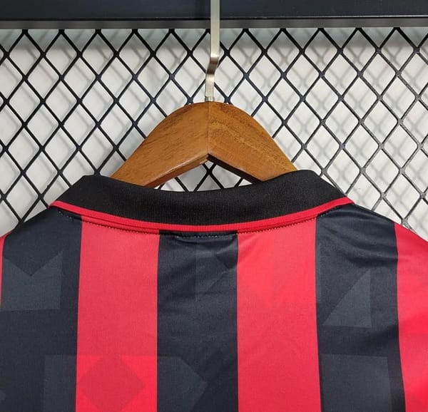 Retro 93-94 AC Milan Home Soccer Jersey - Image 7