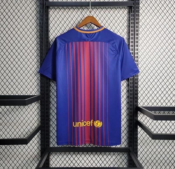 Retro 17-18 Barcelona Home Soccer Jersey - Image 5