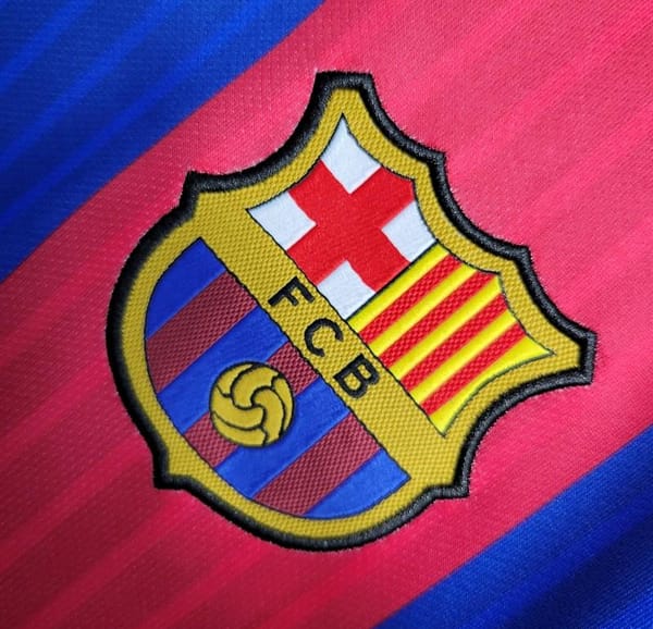 Retro 16-17 Barcelona Home Soccer Jersey - Image 2