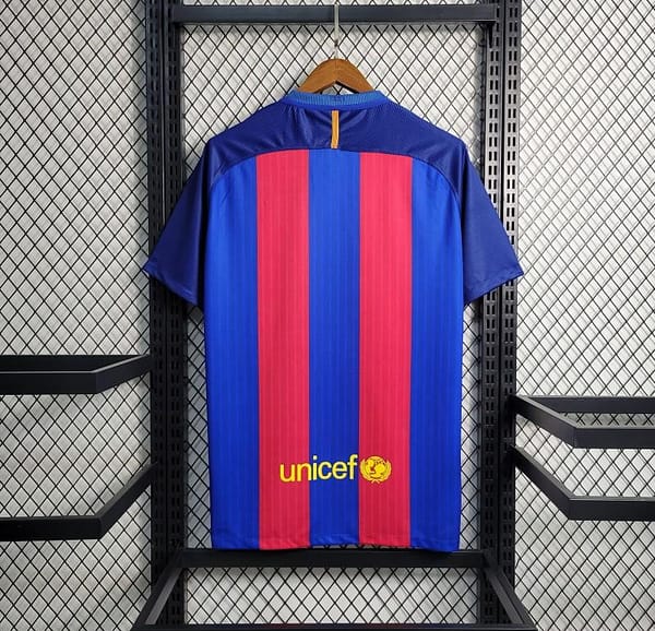 Retro 16-17 Barcelona Home Soccer Jersey - Image 3