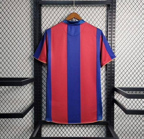 Retro 07-08 Barcelona Home Soccer Jersey - Image 6