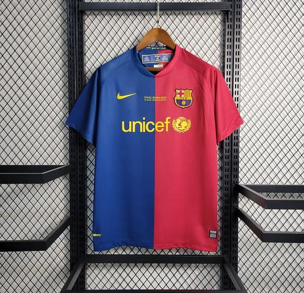 Retro 08-09 Barcelona Home Soccer Jersey