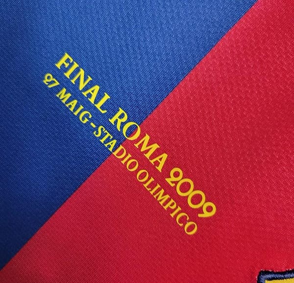 Retro 08-09 Barcelona Home Soccer Jersey - Image 7