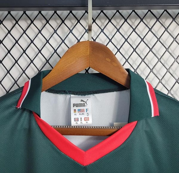 Retro Long Sleeve 1998 Morocco Home Soccer Jersey - Image 2