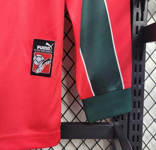 Retro Long-sleeved 1998 Morocco Third Red Jersey - Image 6