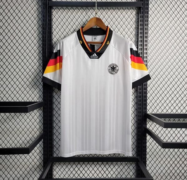 Retro 1992 Germany Home Soccer Jersey