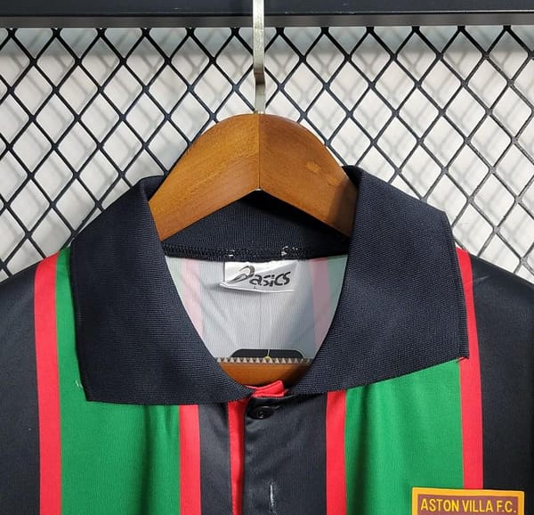 Retro 1993/95 Aston Villa Away Soccer Jersey - Image 4