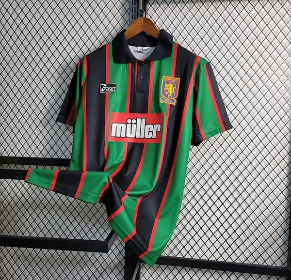 Retro 1993/95 Aston Villa Away Soccer Jersey - Image 8