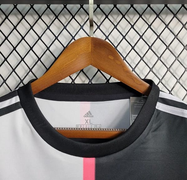 Retro 19/20 Juventus Home Soccer Jersey - Image 3